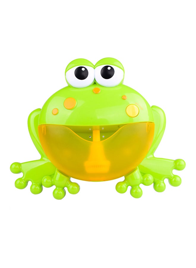 Baby Bath Toy Bubble Machine Frog Automatic Bubble Maker Blower - Image 1