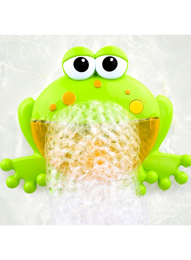 Baby Bath Toy Bubble Machine Frog Automatic Bubble Maker Blower - Image 4