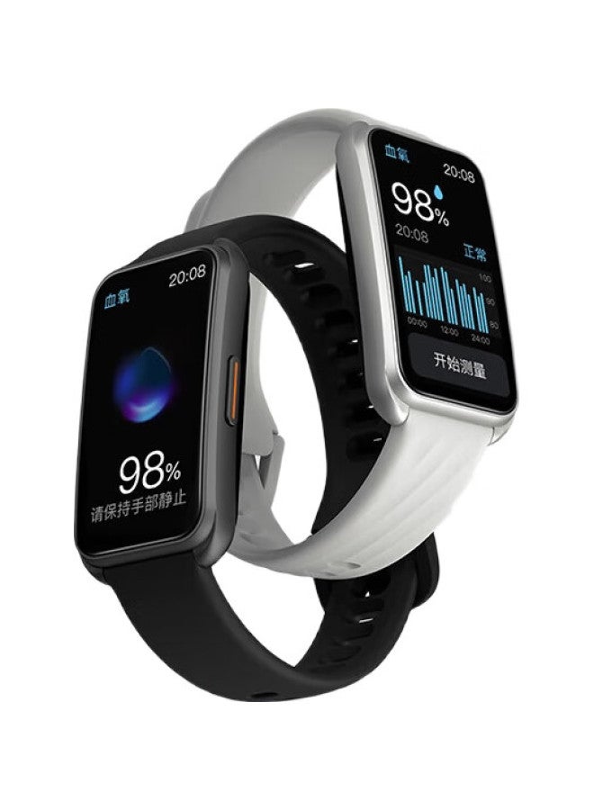 Keep Smart Fitness Tracker, Fitness Blood Oxygen Monitoring Bracelet, Sports Status Assessment B4 Black, Unisex Watch - Image 1