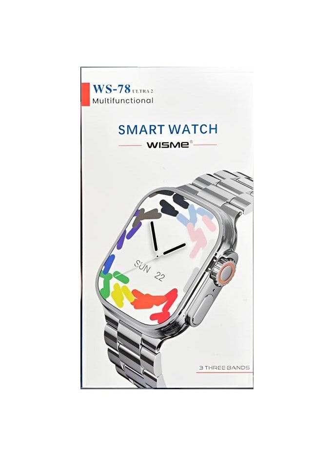 Wisme WS-78 Ultra 2 Smart Watch - pzsku/ZC7E5CC761ED82AB7432FZ/45/_/1739191087/8eace638-80ae-4cee-860c-03031af6896b