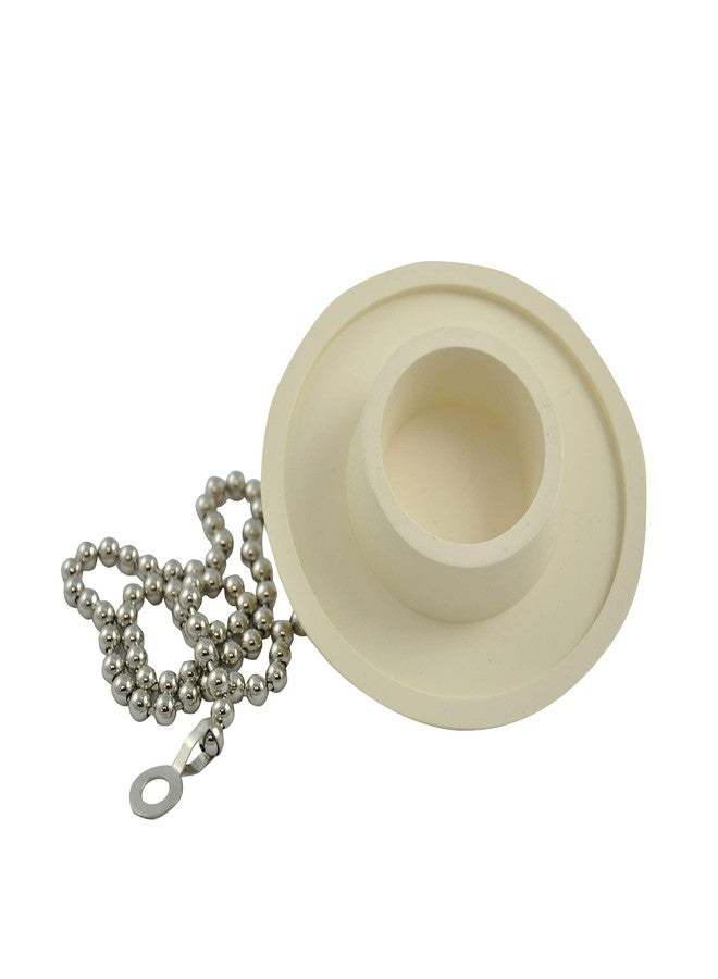 Danco 80783P Rubber Tub Stopper with Chain, White - 2 Pk - Image 3