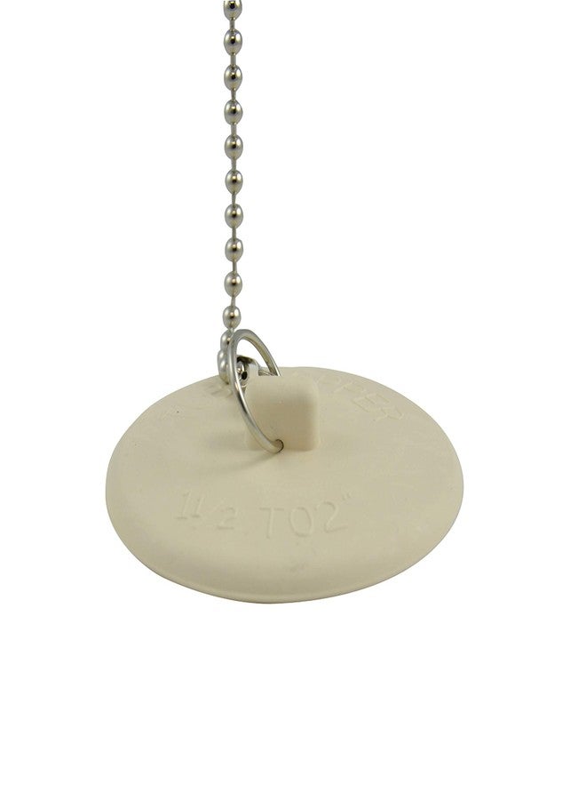 Danco 80783P Rubber Tub Stopper with Chain, White - 2 Pk - Image 4