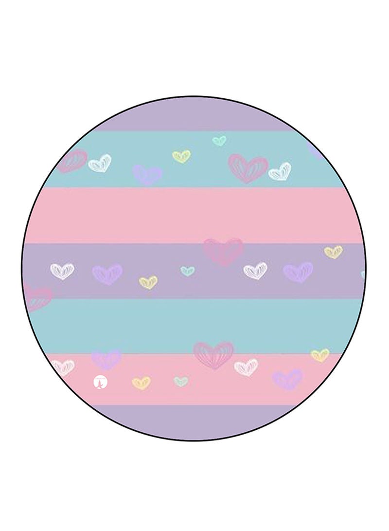 Hearts Printed Mouse Pad Multicolour