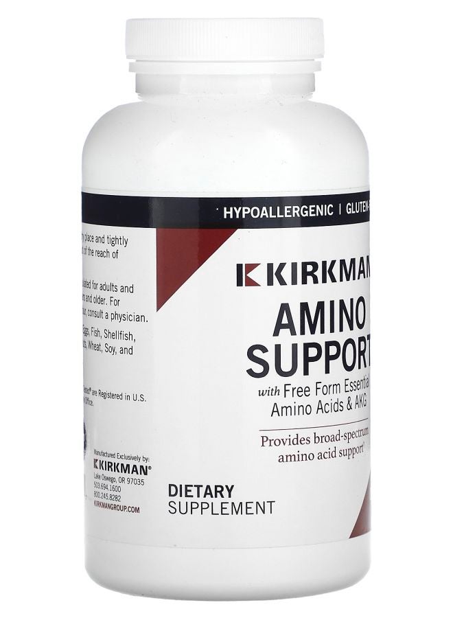 Kirkman Labs Amino Support with Free Form Essential Amino Acids & AKG 304 Capsules - Image 2
