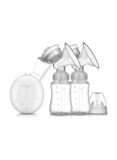 no Electric Double Hand-Free And Rechargeable Portable Breast Pump, Safe Milk Storage, Pain Free, Strong Suction, White  - Image 1