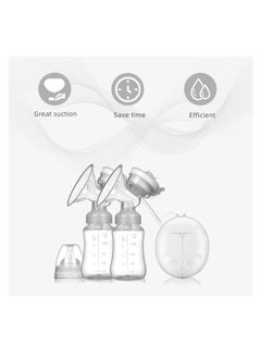 no Electric Double Hand-Free And Rechargeable Portable Breast Pump, Safe Milk Storage, Pain Free, Strong Suction, White  - Image 4