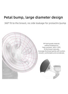 no Electric Double Hand-Free And Rechargeable Portable Breast Pump, Safe Milk Storage, Pain Free, Strong Suction, White  - Image 3