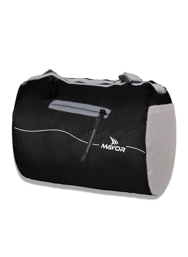 Mayor Prime Gym Bag | Fitness Bag | Duffle Gym Bag | Sports Kit Bag, with Adjustable Shoulder Strap & Side Pocket for Men & Women (Grey) - Image 1