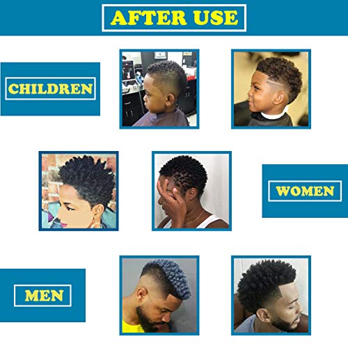 WORGATE Small and Big Hole Hair Sponge for Twist Dreads Locking Afro Curl Brush Barber 2 PCS - Image 5