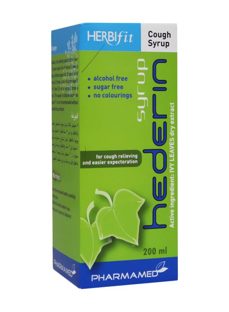 Herbifit Hederin Cough Syrup 200 Ml - Image 1
