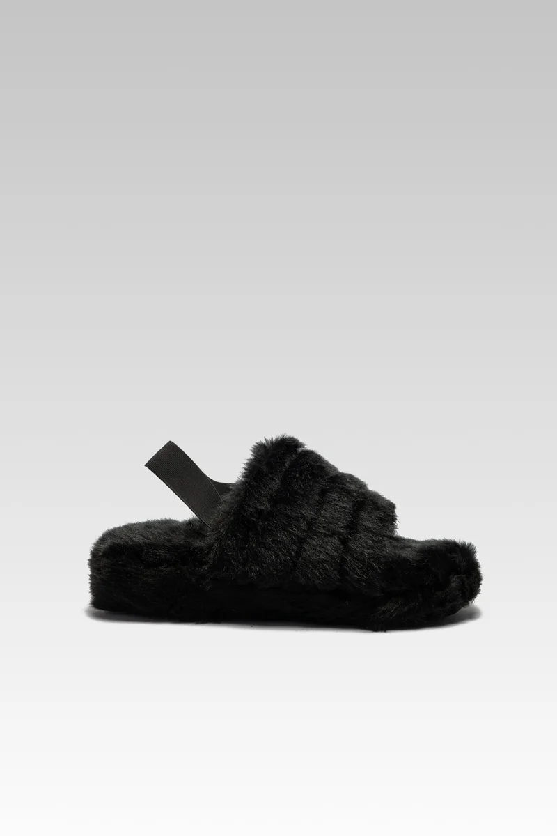 Zoriworld Black STORM Black Slip-on Style Slippers for Women for Women | Best Price UAE