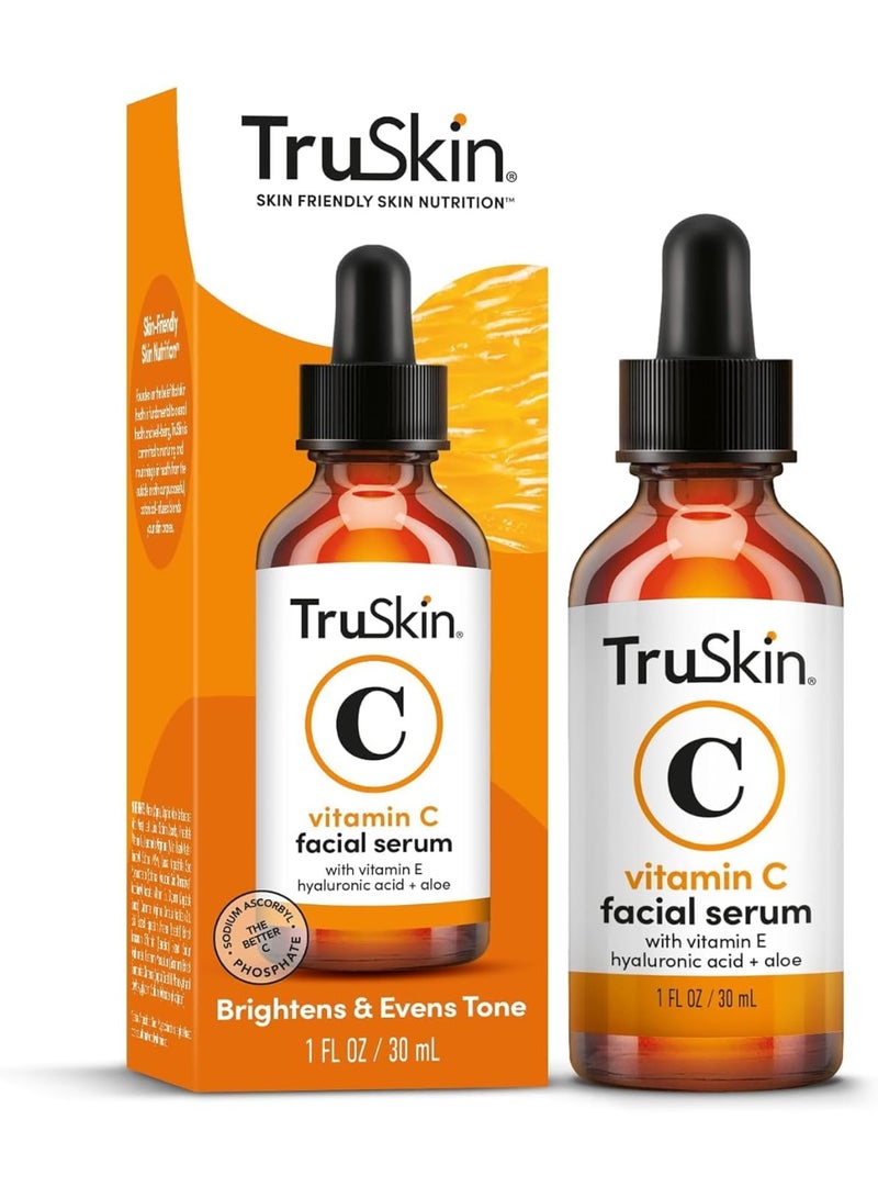 تروسكن سيروم فيتامين سي للوجه والعين من تروسكين - سيروم لمكافحة الشيخوخة بحمض الهيالورونيك وفيتامين اي ، من تروسكين ناتشورالز، للجنسين، حساس، مزيج، جاف، عادي، دهنية، 30.0 مل - Image 1