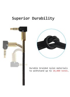 XICEN Replacement Microphone Cable Compatible with Boss QC35 II, QC35, QC25, QuietComfort 25/35 700 OE2 Headphones, Compatible with Playstation PS4 Xbox One Controller, PC Laptop Tablet Smartphone  - Image 4