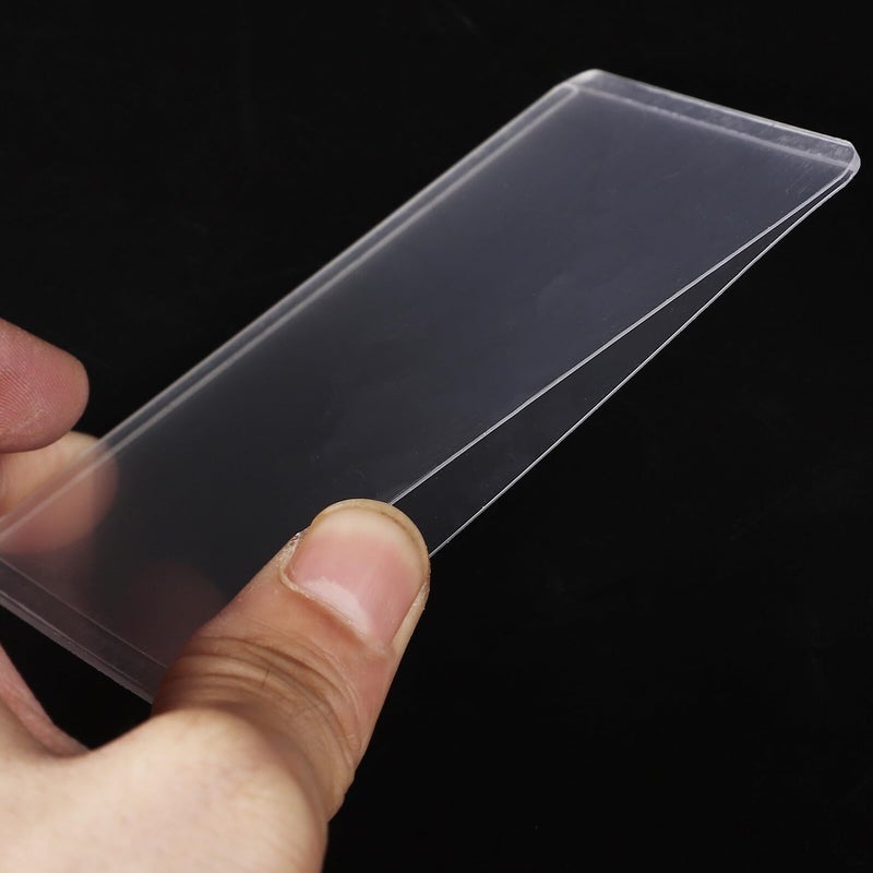 10pcs White Card Sleeves Protective Covers with Punch Holes for Game Trading Cards Collectors HD Laminated Deck Protectors - Image 4