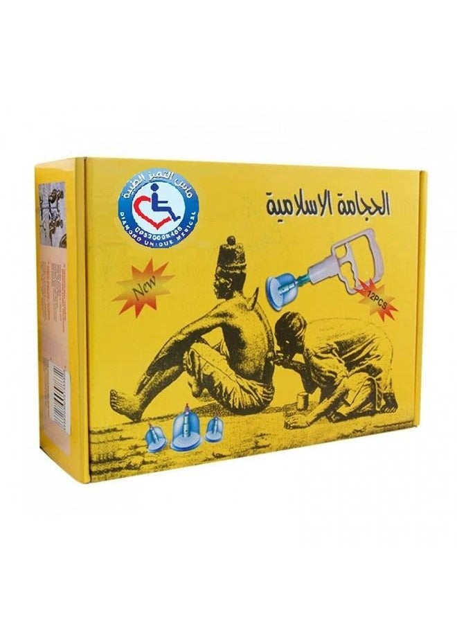 اي بي سي طقم أكواب حجامة يدوي 12 قطعة  - Image 4