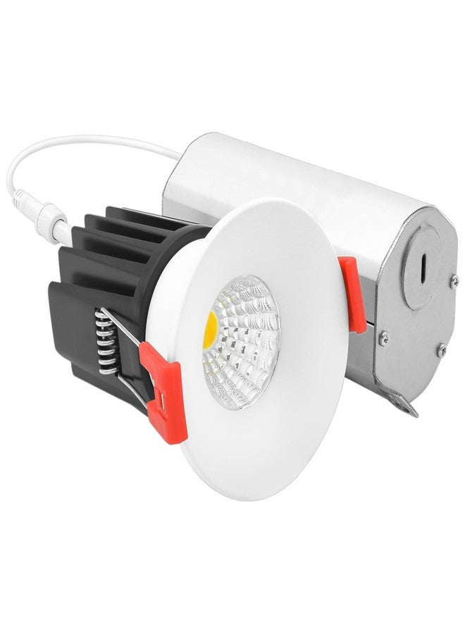 LUXRITE 1 Inch LED Recessed Canless Regressed Light with J-Box, 5CCT Selectable (2700K/3000K/3500K/4000K/5000K), 9W 800 Lumens, Dimmable Spotlight, IC Rated, Wet Rated, ETL Listed - Image 1