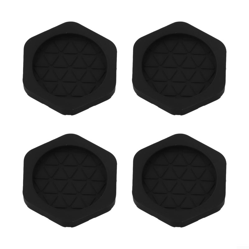 Anti Vibration Pads Set of 4 for Washing Machine Dryer Shock Absorbing Non Slip Noise Reduction Grey - Image 5