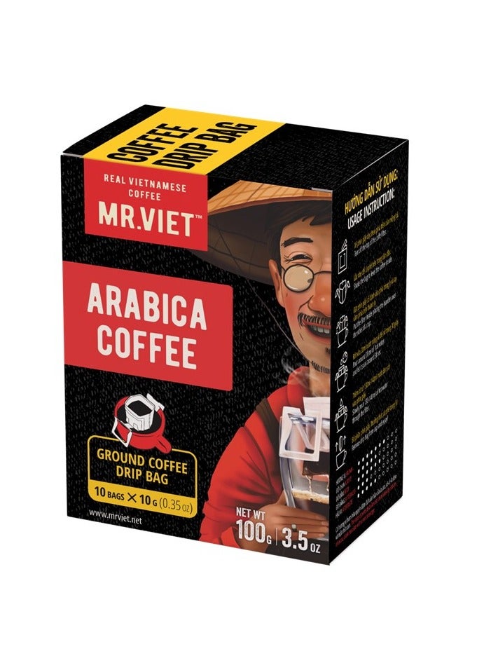 MR.VIET Mr. Viet "Arabica" coffee 10 drip bags by 10g  - Image 1