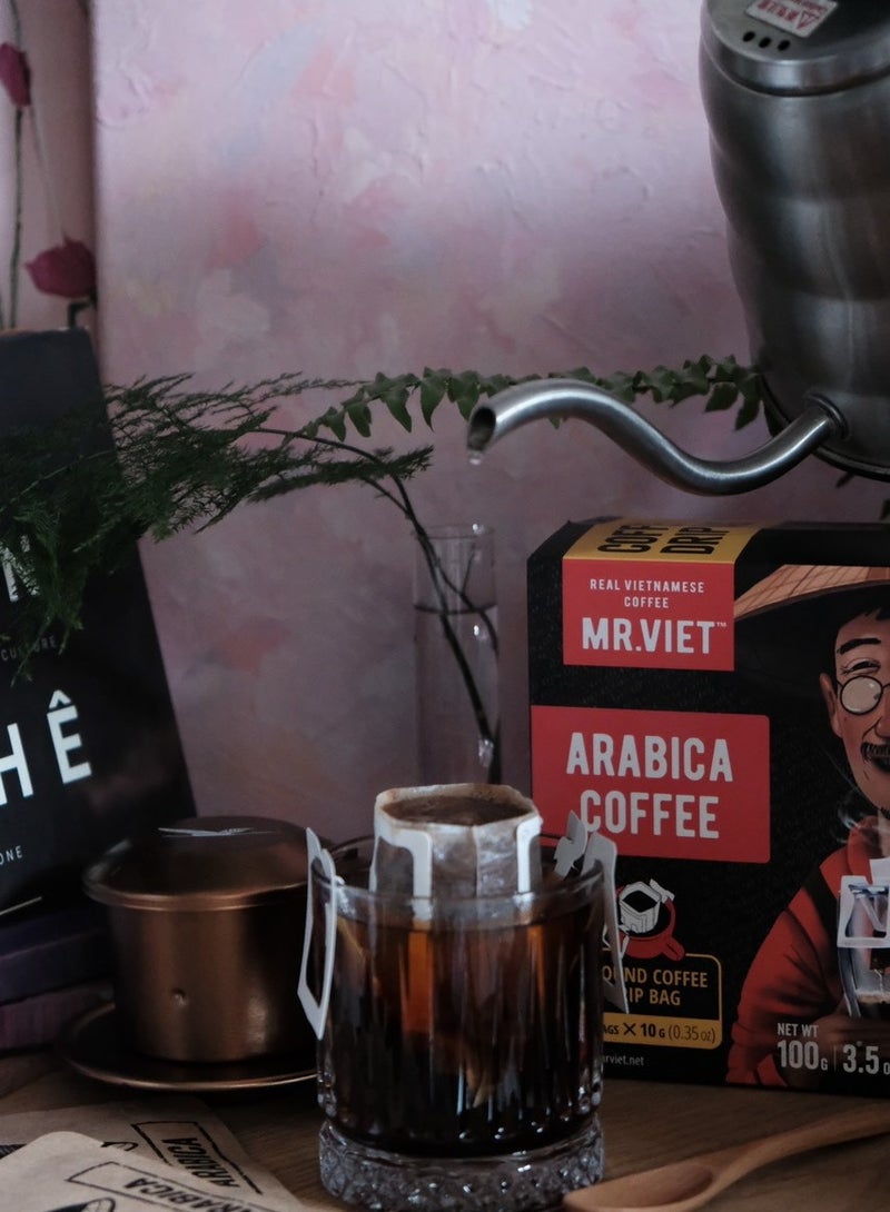 MR.VIET Mr. Viet "Arabica" coffee 10 drip bags by 10g  - Image 3
