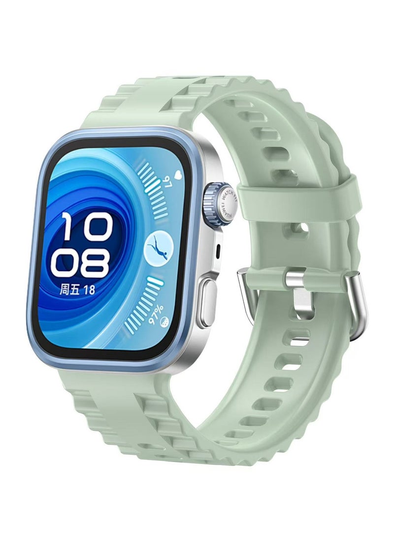 من أجل هواوي ساعة Fit4 Pro / Fit4 / Fit3 سوار رياضي سيليكون ويف للرجال / النساء أخضر - Image 1