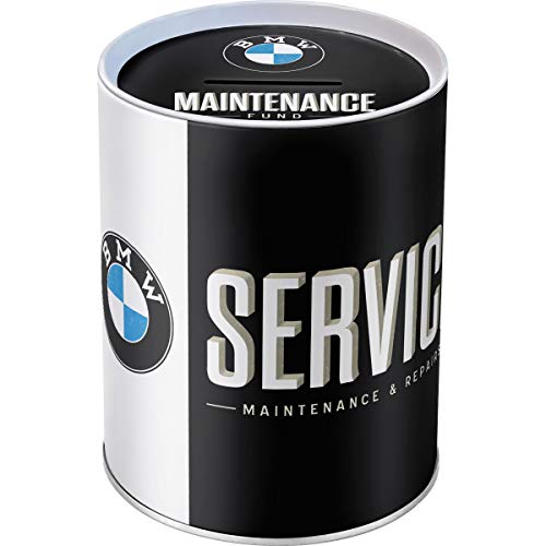 Nostalgic Art Nostalgic-Art Retro Money Box, 33.8 oz, Official License Product (OLP), BMW – Service – Gift idea for BMW Fans, Metal Piggy Bank, Vintage Design - Image 4