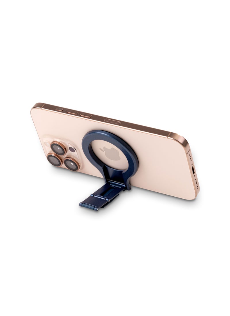 darc iPhone MagSafe Grip, Stand and Holder 3-in-1 Dark Blue  - Image 2