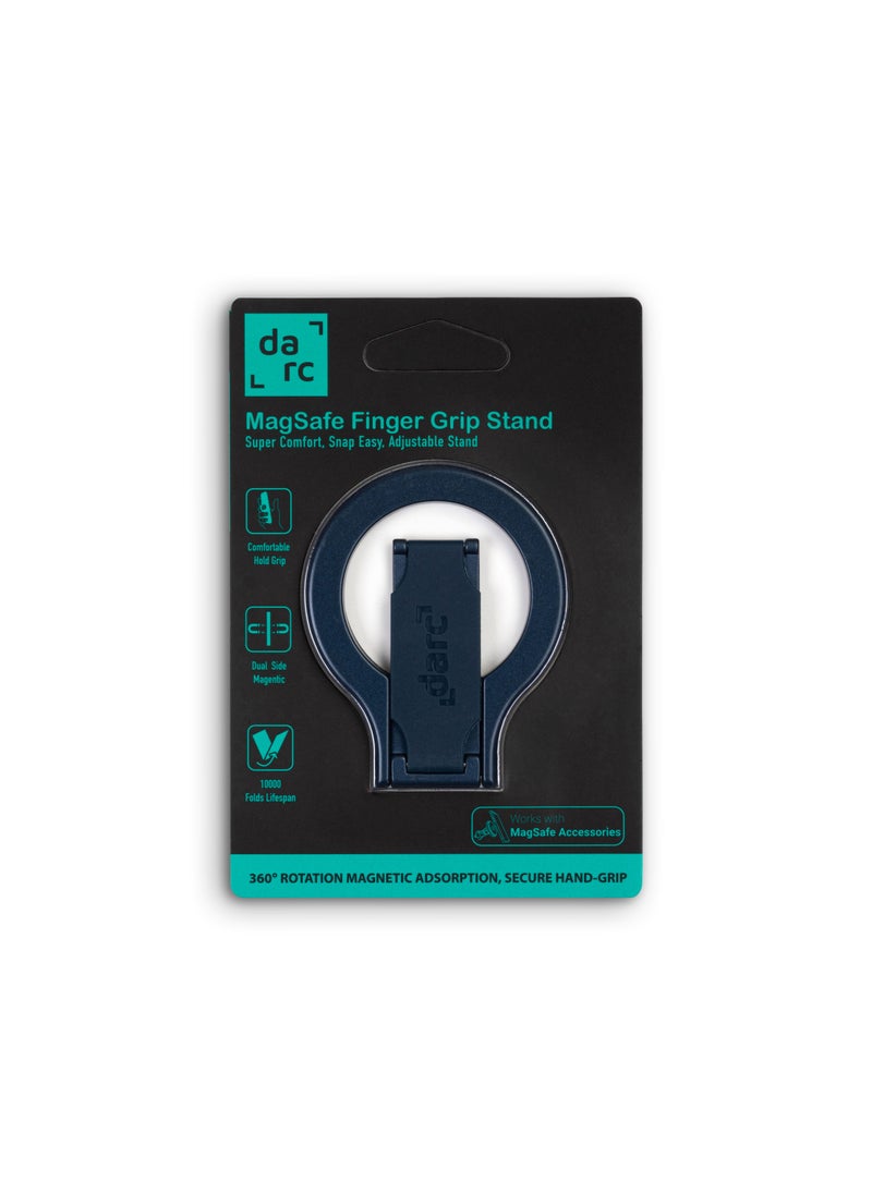 darc iPhone MagSafe Grip, Stand and Holder 3-in-1 Dark Blue  - Image 4