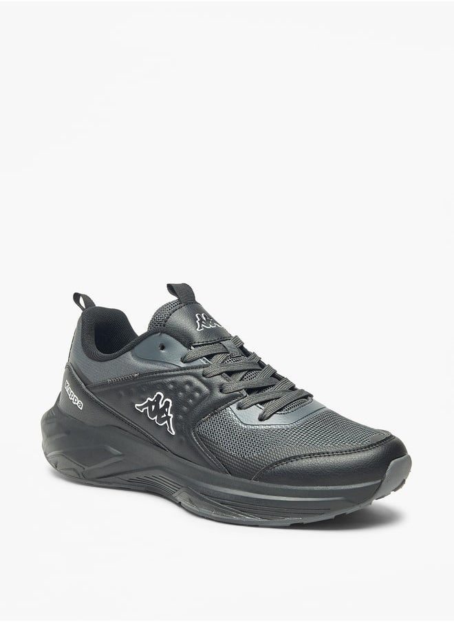 Kappa Men's Textured Sports Shoes with Lace-Up Closure  - Image 1