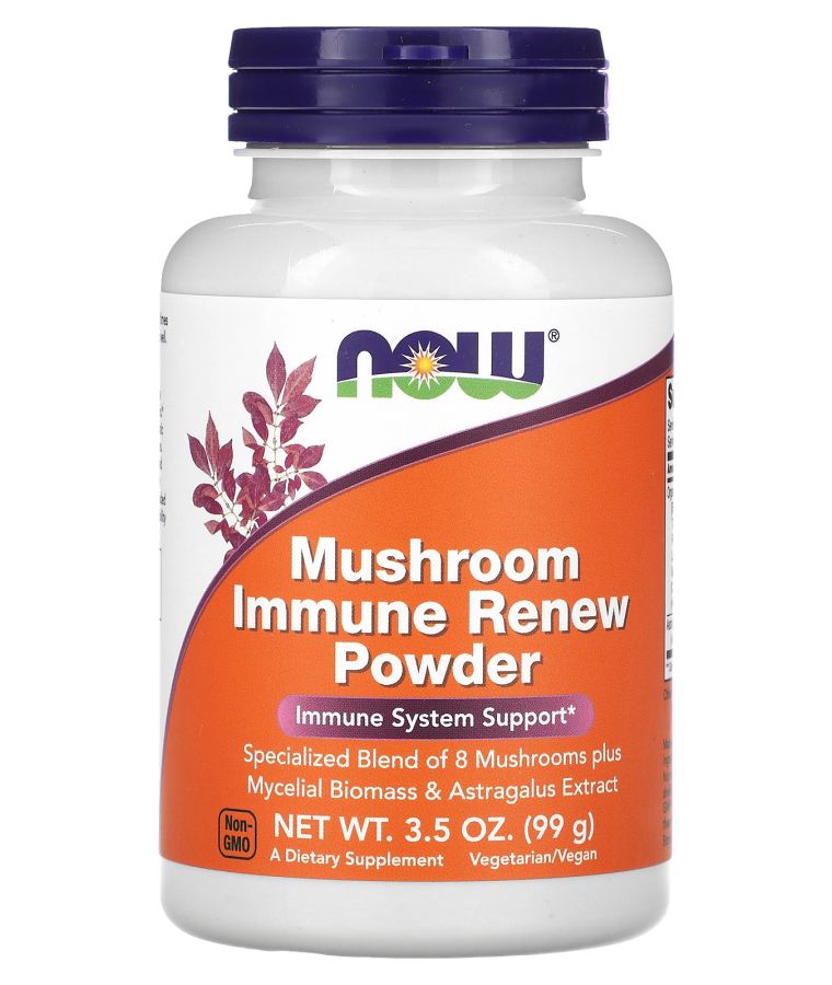 now Mushroom Immune Renew Powder 3.5 oz (99 g)