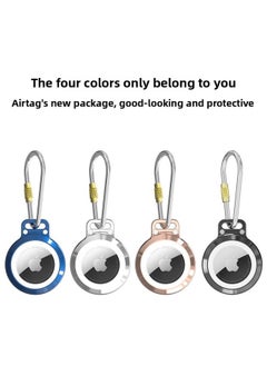 Generic Outdoor Sports Metal For Apple Airtag Positioning Anti-loss Protective Cover Pet Rain Airtag Waterproof Case-Color:Silver-Applicable Model:Airtag  - Image 5