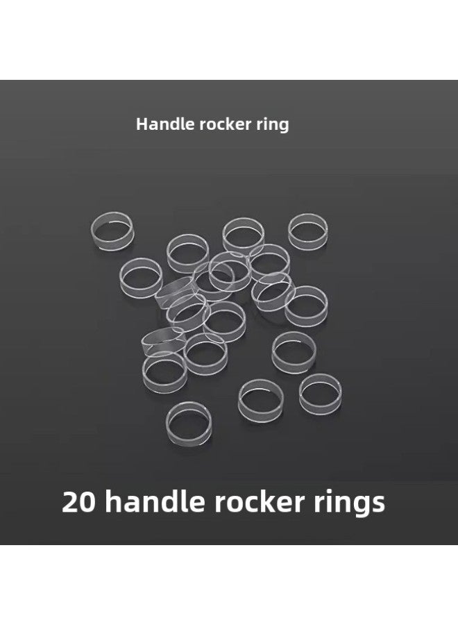 Switch Pro Handle Rocker Ring Ps5/4/ns/pro/one/series Handle Anti-powder Anti-wear Groove-Product Color:Pack Of 20  - Image 1