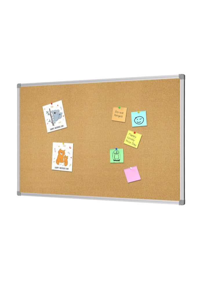 Smart Cork Board 70x50 cm ideal for both adults and kids - wooden - Image 1