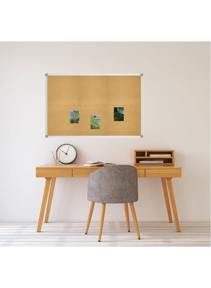 Smart Cork Board 70x50 cm ideal for both adults and kids - wooden - Image 4