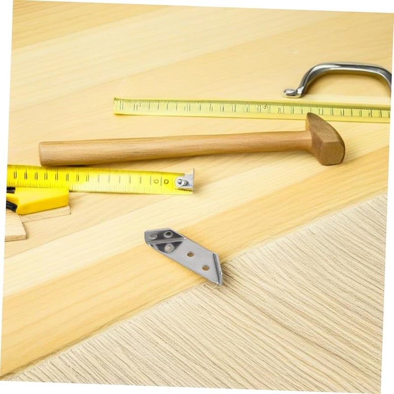 Stainless Steel Corner Bracket Kit Multi Purpose Furniture Hardware Connectors - Image 5