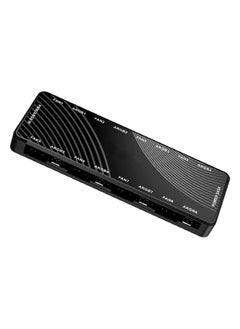 KASTWAVE ARGB Fan HUB Controller, PWM Fan Hub Support 8 Groups of Fans for Addressable 5V 3Pin ARGB & 12V 4Pin PWM, 2-in-1 RGB Case Fan Hub with Hidden Magnetic Base and SATA Power  - Image 1