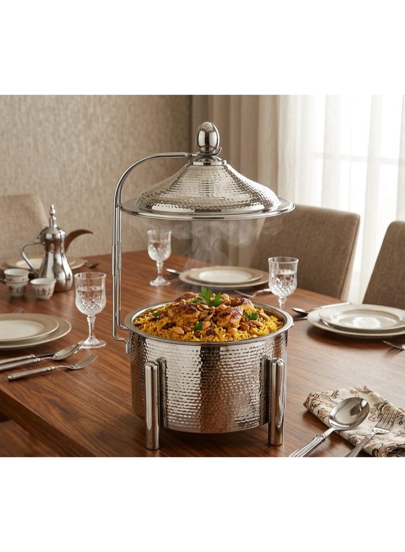 Generic420apple Elegant Food Warmer for Heating & Serving Food with Lid 6L - Image 5