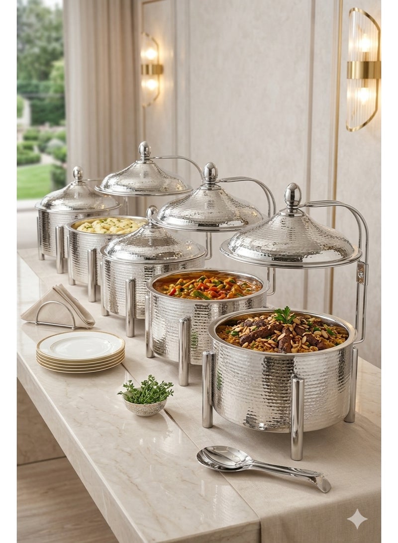 Generic420apple Elegant Food Warmer for Heating & Serving Food with Lid 6L - Image 4