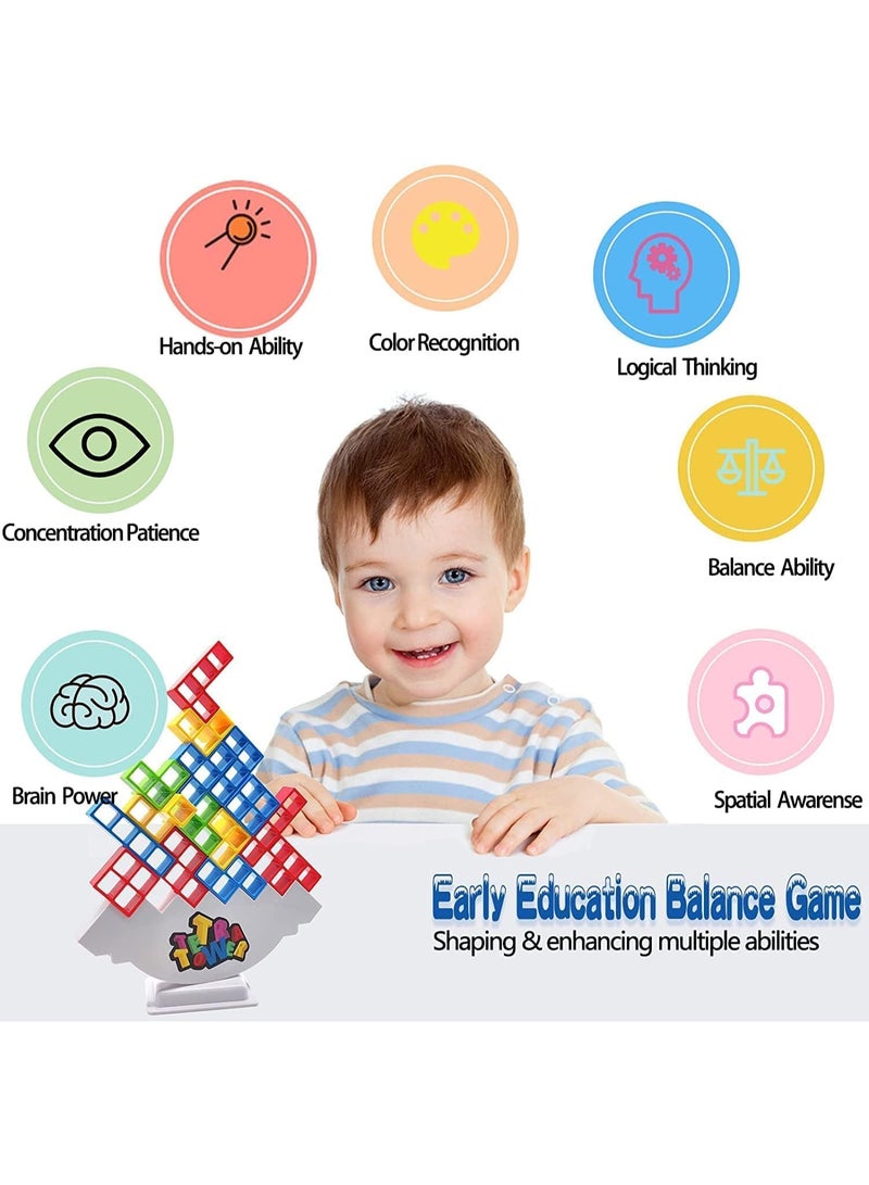 Stacker Game 🎲🧩 Test your balance and focus with this entertaining challenge game! - A fun group game that involves drawing cards and completing challenges. - Develops eye-hand coordination and concentration skills. - Ideal for children and adults. Challenge your friends... and keep the tower from falling! 🏗💥 - Image 3