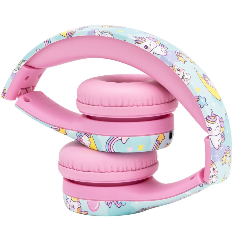 Snug Play+ Kids Headphones â€“ Volume Limited 93dB for Safe Listening â€“ Foldable, Durable Headphones for Toddlers, Boys & Girls â€“ Tangle-Free Cord â€“ Ideal for Travel, School, Tablets - Unicorns - Image 4