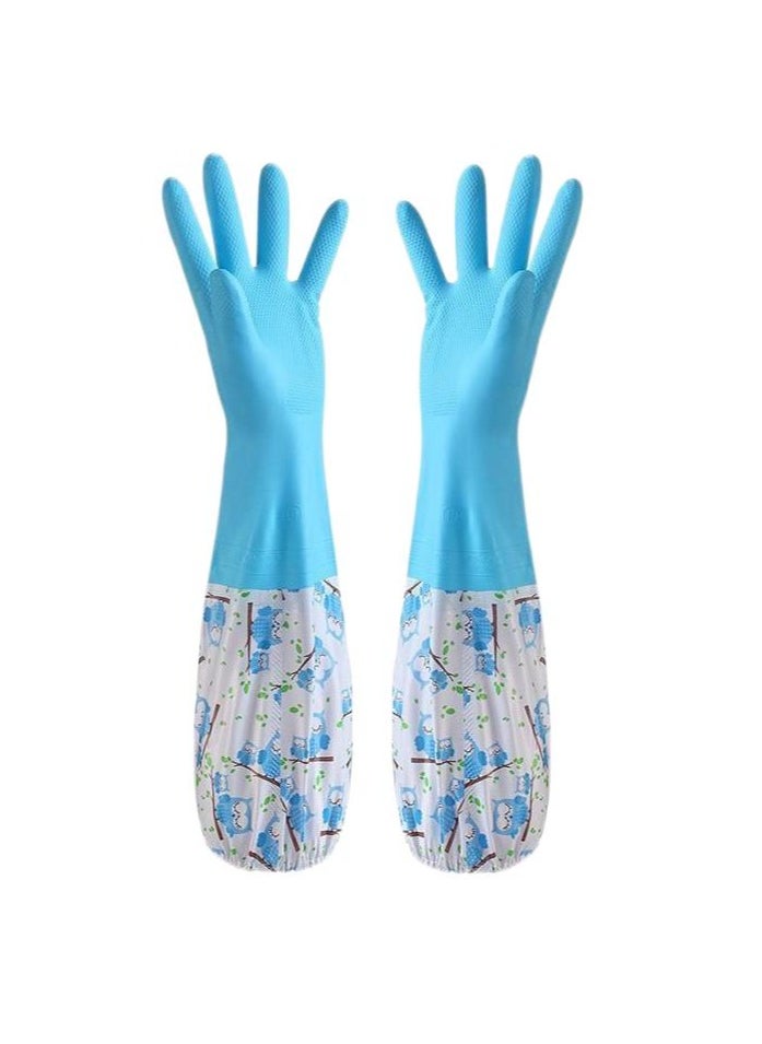 DTBG 2 Piece Thickened Dishwashing Gloves Multicolour  - Image 3