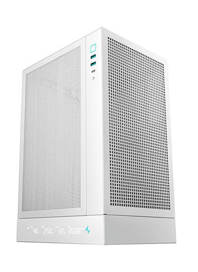 CH170 Digital Vertical Mini-ITX Case, ABS+SPCC Materials, 240mm Radiator Support, 3 Expansion Slots, x2USB3.0/Audio/Gen2 Type-C Port