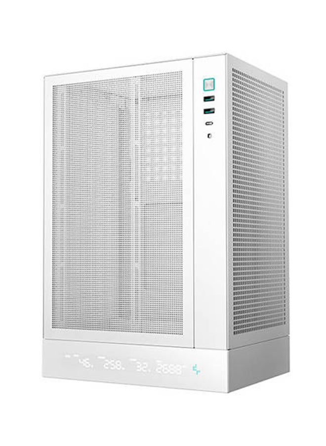 CH170 Digital Vertical Mini-ITX Case, ABS+SPCC Materials, 240mm Radiator Support, 3 Expansion Slots, x2USB3.0/Audio/Gen2 Type-C Port