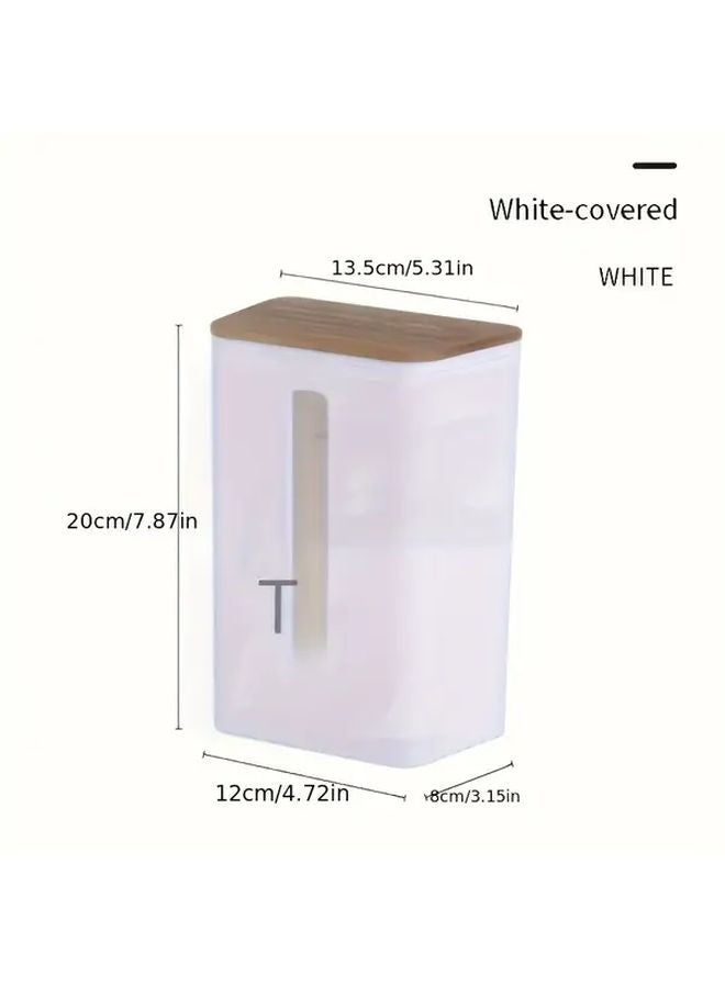 Black Wall Mounted Tissue Box Hole Free Installation Waterproof Anti Shock For Kitchen Bathroom Storage - Image 4
