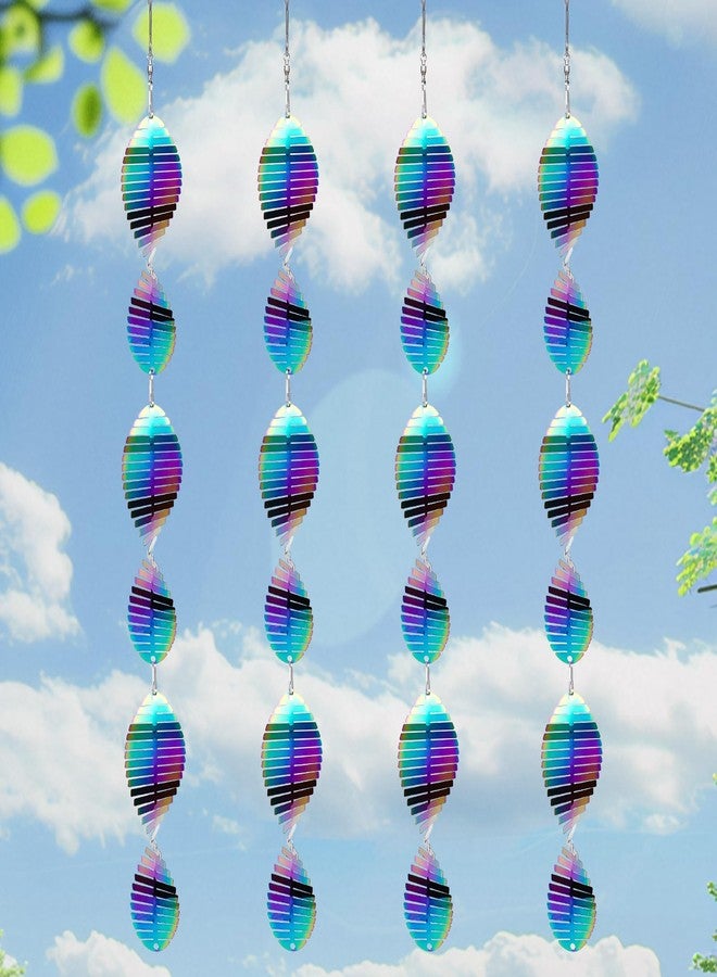 ToBeAce Wind Spinners Outdoor Garden Decor Gifts for Women Men, Rainbow 3D Reflective Metal Wind Spinner, Stainless Steel Hanging Ornament for Yard Outside Patio Porch - Image 1