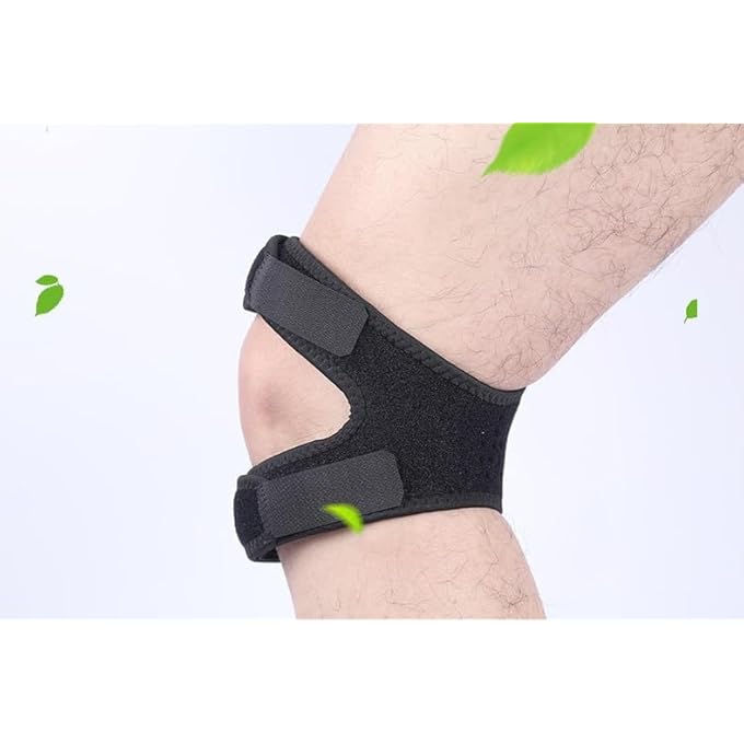 rayihni Patellar Tendon Support Strap, Adjustable Knee Brace, Knee Joint Support For Men And Women For Running, Arthritis, Jumper, Tennis Injury Recovery (Pack Of 2) - Image 3