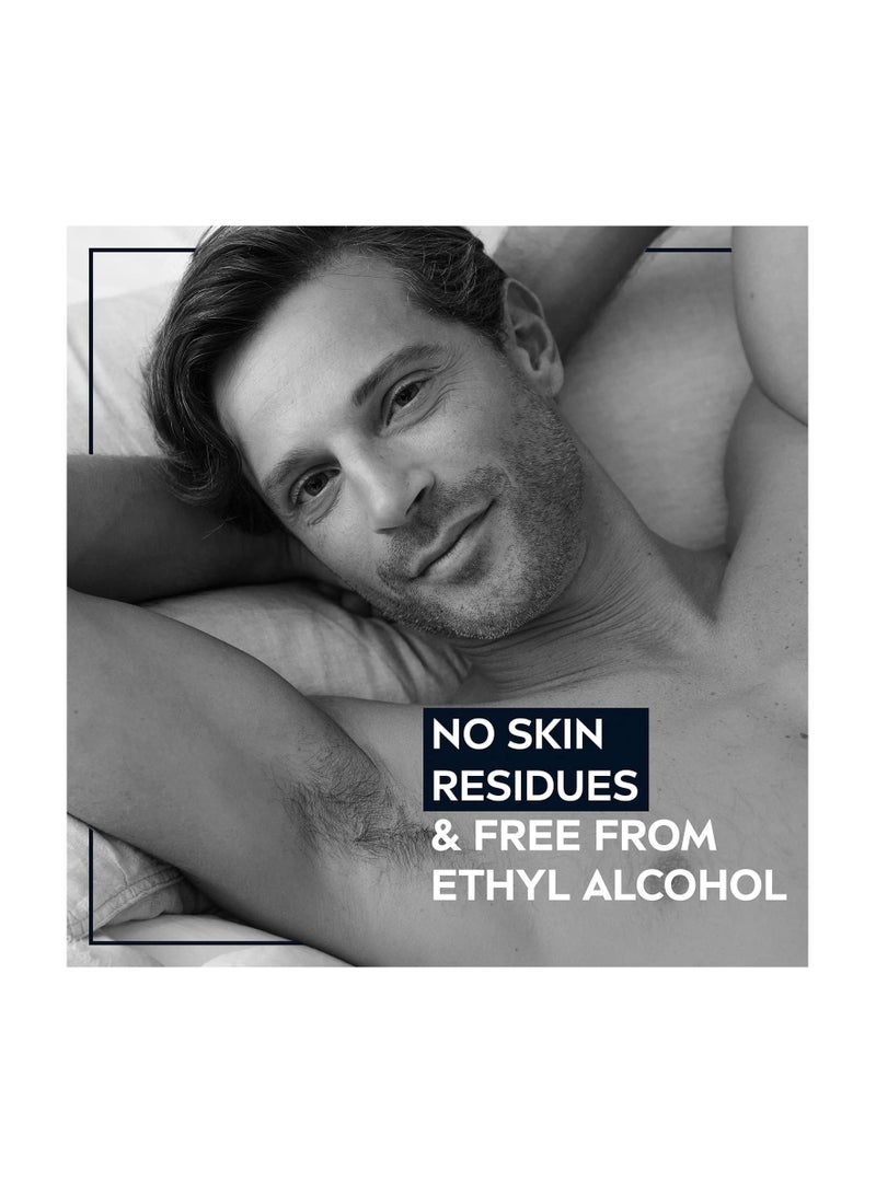 NIVEA MEN Antiperspirant Roll-on for Men, Black & White Invisible Protection Fresh, 2x50ml - Image 3