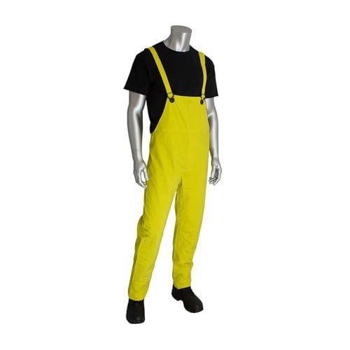 Xpose Safety Heavy Duty Yellow Rain Suit 3pc – .35mm PVC 48in Raincoat Jacket with Detachable Hood and Pants - Waterproof - Storm Weather, Raining, Fishing, Wet Work Conditions - XL - Image 5