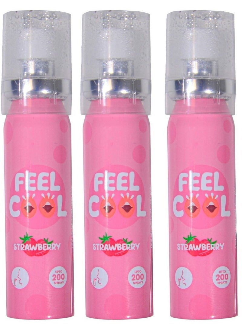 فيل كول ثلاثة قطع من معطر الفم بالفراولة 20X3 مل - Image 1