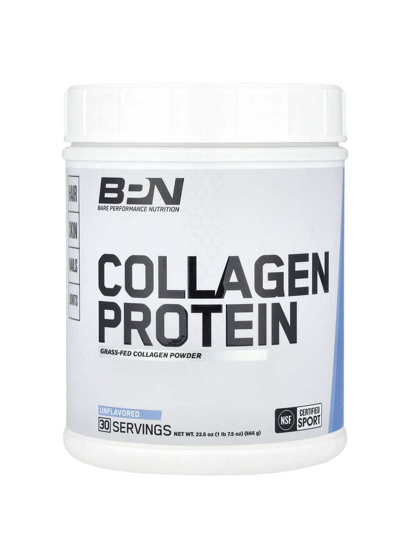 Collagen Protein, Unflavored, 1 lb 7.5 oz (666 g)
