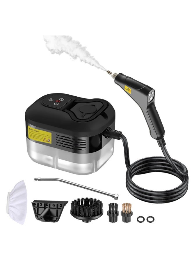 ايتي لايف منظف ​​بخاري، جهاز بخاري مضغوط 4.5 بار للتنظيف، جهاز بخاري متعدد الأغراض للمنزل، منظف بخاري محمول، مع 6 ملحقات، جهاز بخاري للسيارة، منظف بخاري محمول للمطبخ والحمام والبلاط. - Image 1